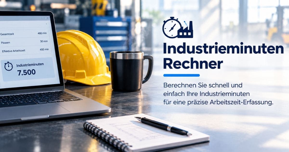 Industrieminuten-Rechner