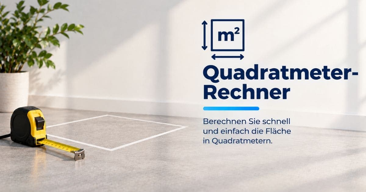 Quadratmeter-Rechner (m²)