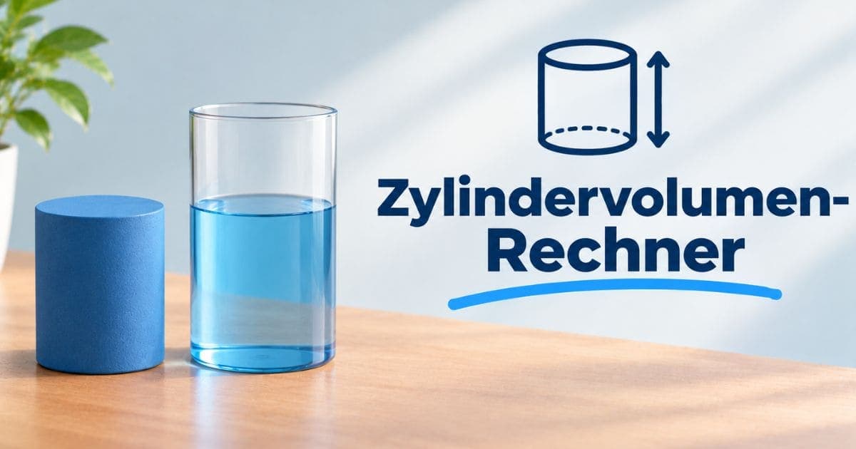 Zylindervolumen-Rechner