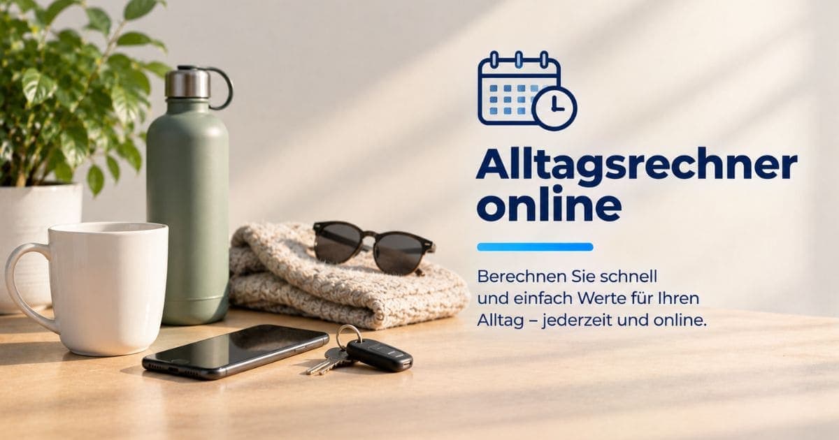 Kostenlose Alltagsrechner online