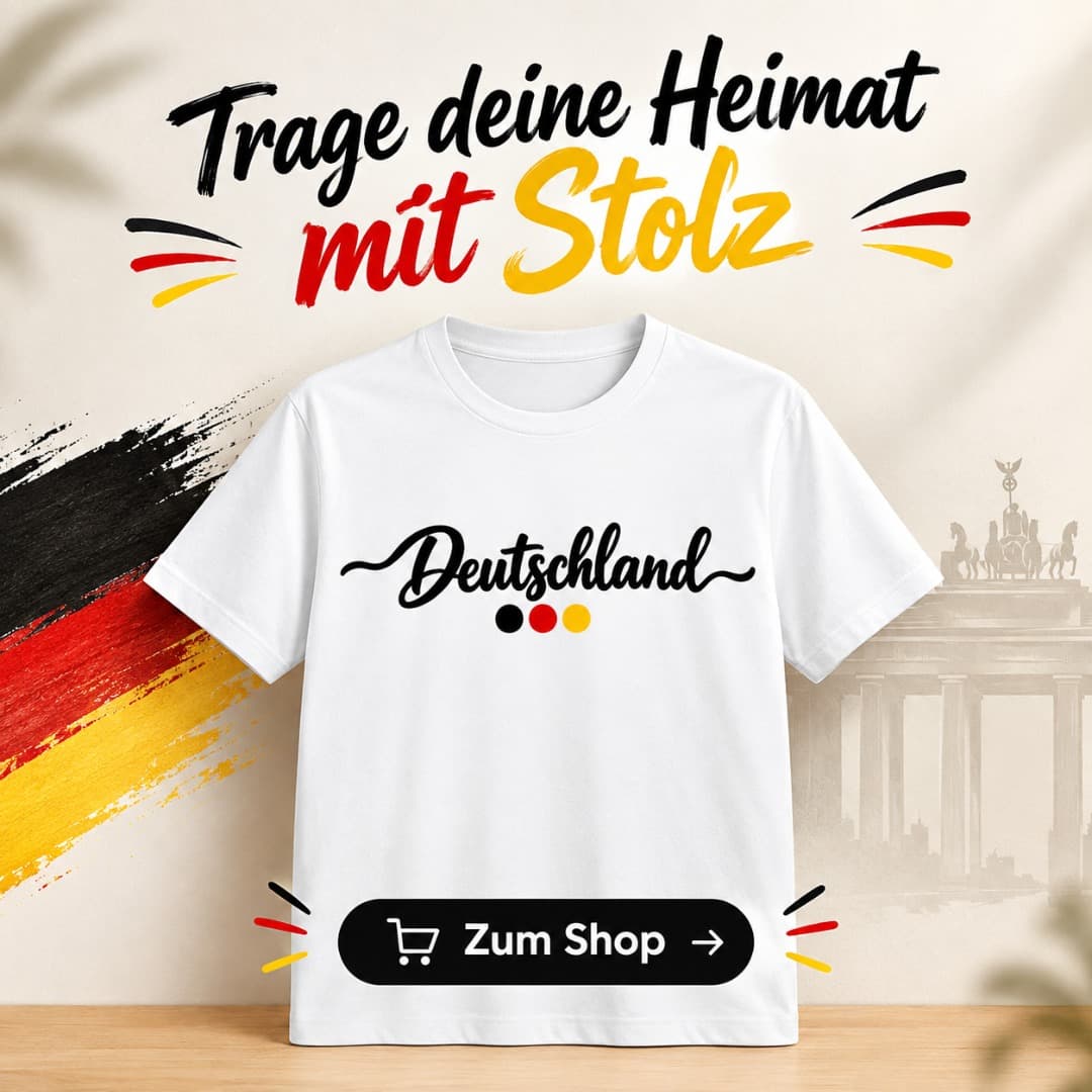 Deutschland Shirt – Trage deine Heimat mit Stolz