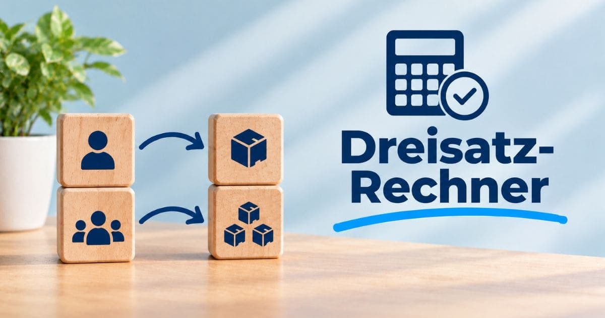 Dreisatz-Rechner