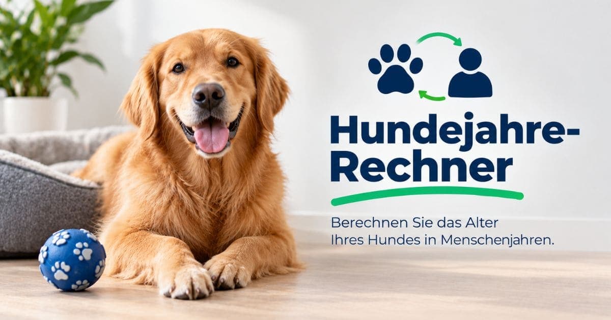 Hundejahre-Rechner: Hundealter in Menschenjahren