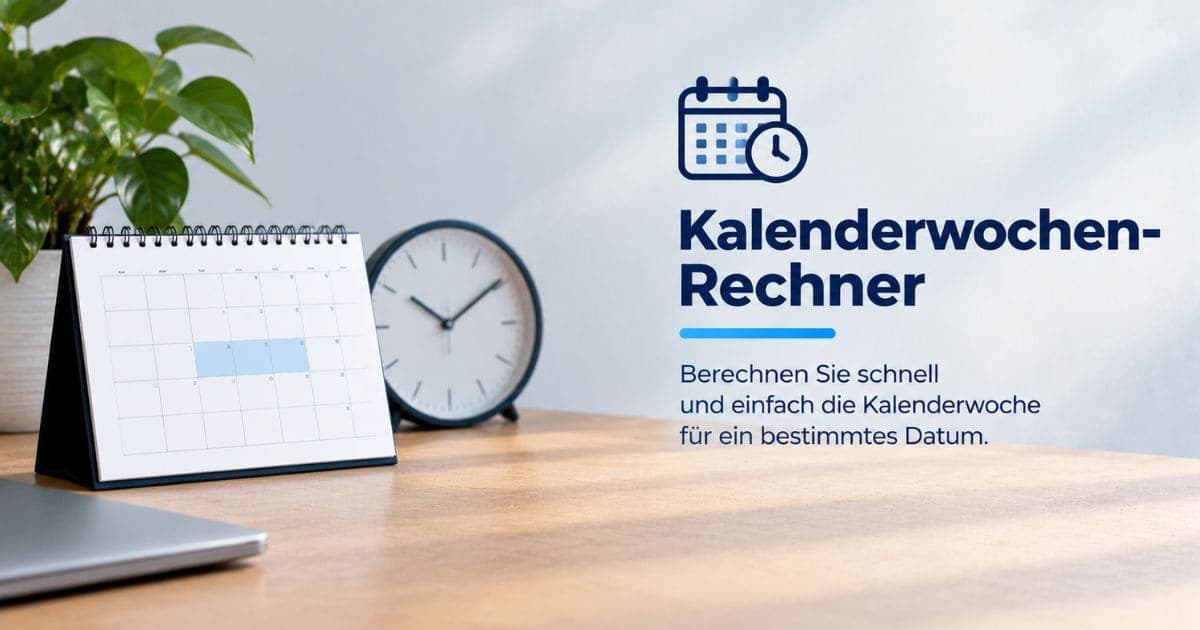 Kalenderwochen-Rechner