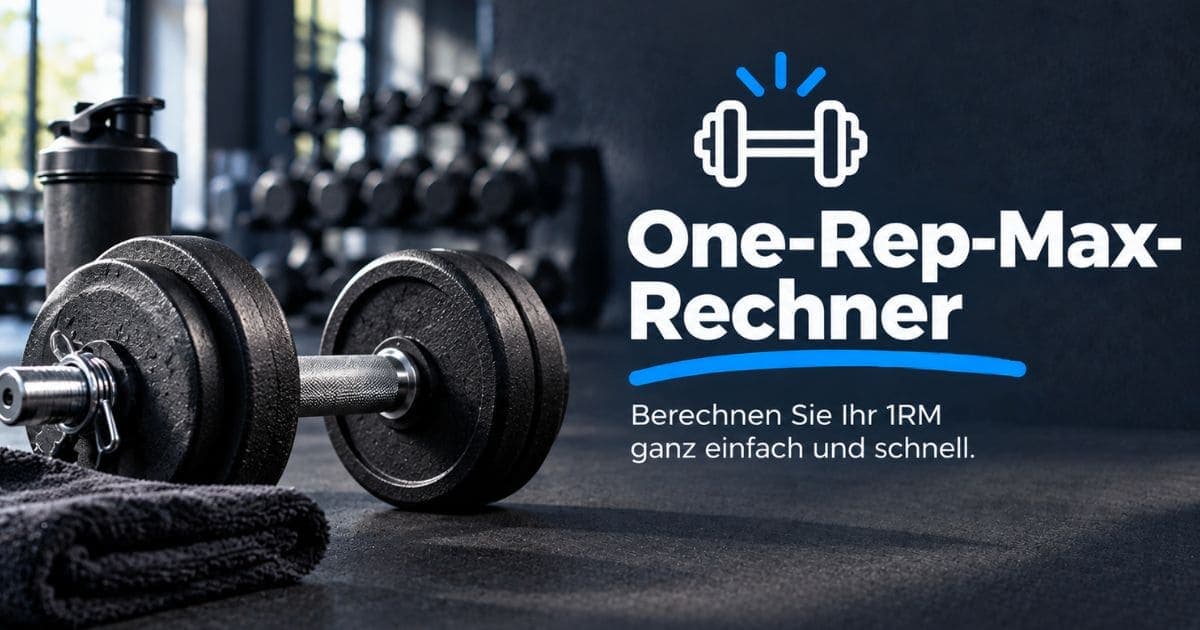 One-Rep-Max-Rechner (1RM)