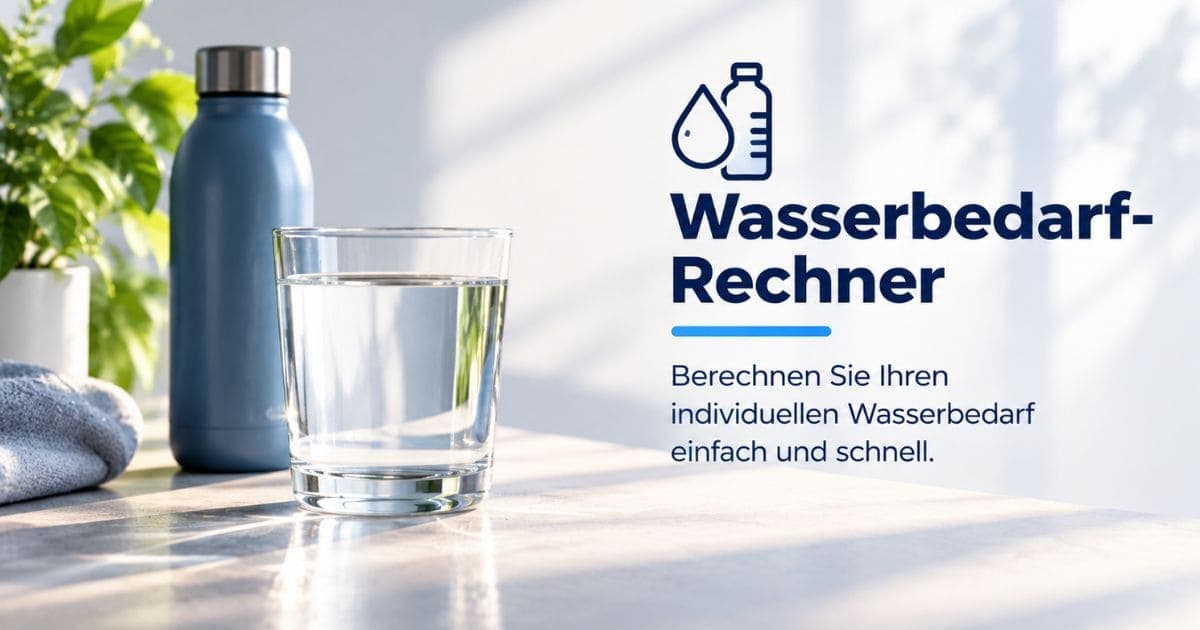 Wasserbedarf-Rechner